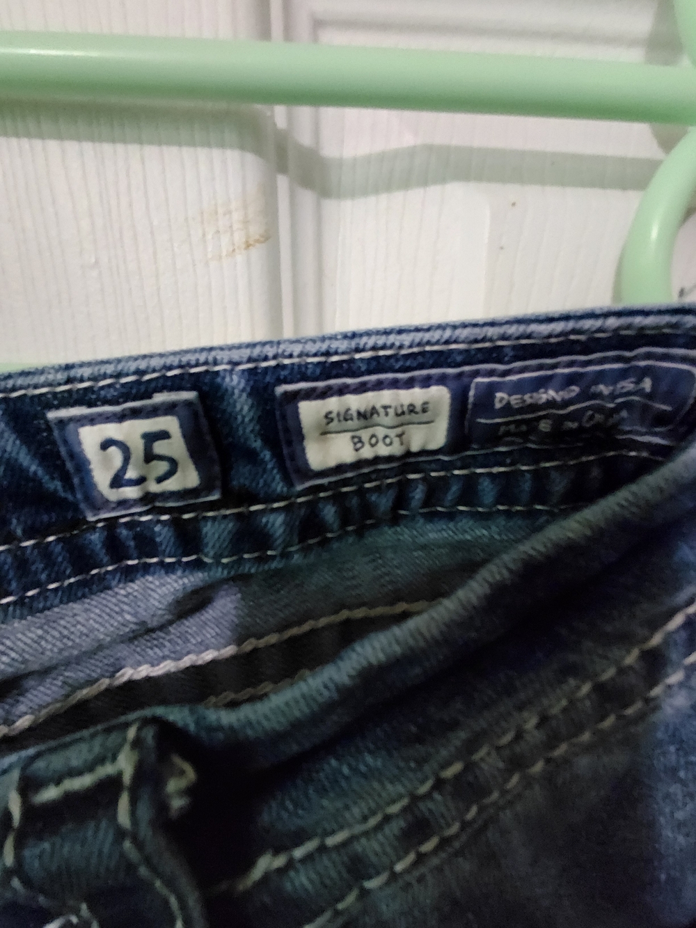 Miss Me Women's Blue Distressed Bootcut Jeans - Picture 5 of 6